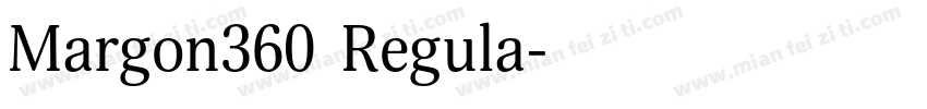 Margon360 Regula字体转换